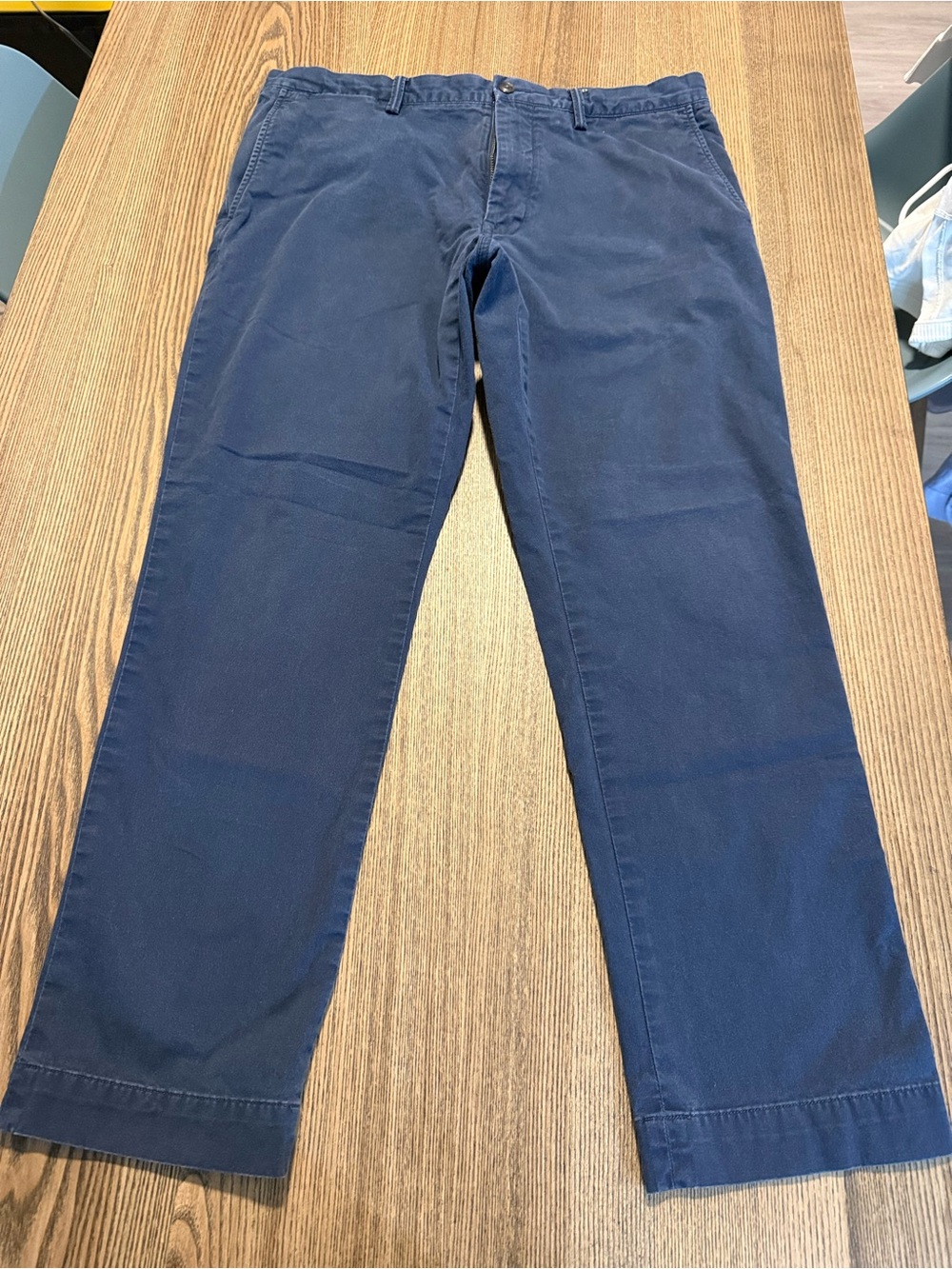 Ralph Lauren Navy Straight-Leg Chinos